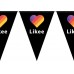 Гирлянда Likee (лайки) Гирлянда Likee (лайки)