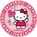 Тарелки одноразовые Hello Kitty, 10 шт/уп Тарелки одноразовые Hello Kitty, 10 шт/уп